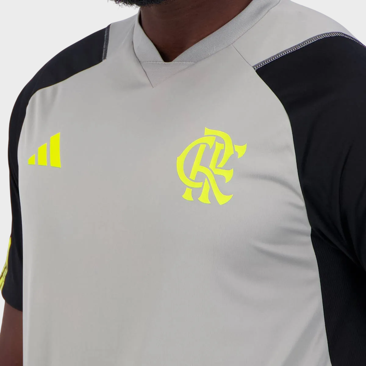 Camisa Flamengo Treino 24/25 - Cinza