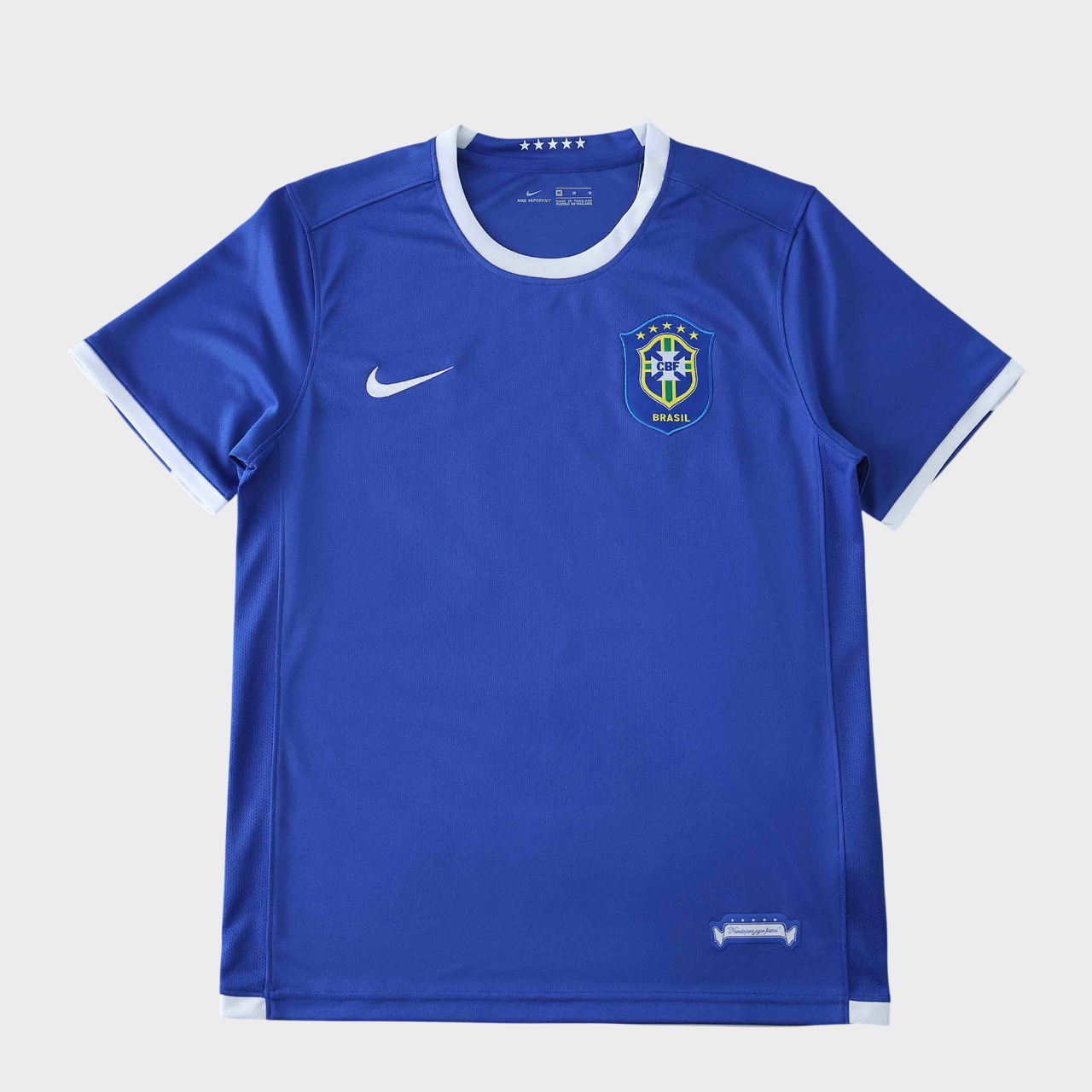 Camisa Seleção Brasileira II 2006 Nike - Retrô - Azul