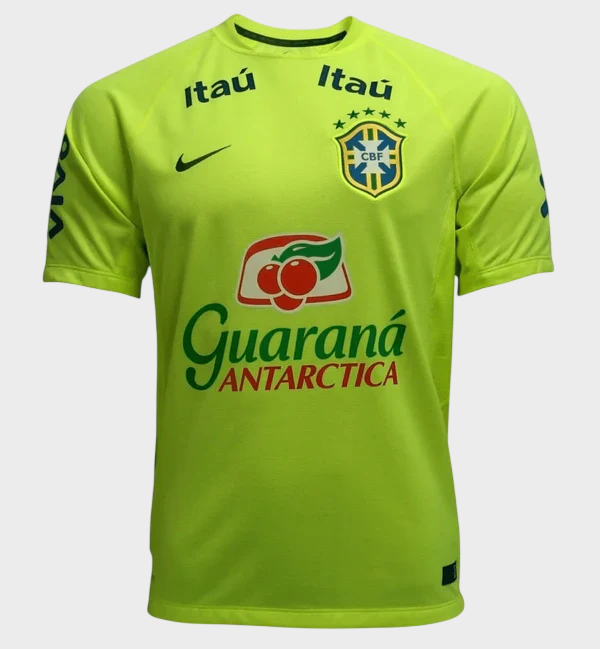 Camisa Seleção Brasileira Treino - Nike - Verde Fluorescente