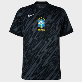 Camisa Seleção Brasileira Goleiro I 24/25 - Torcedor Nike Masculina - Preta