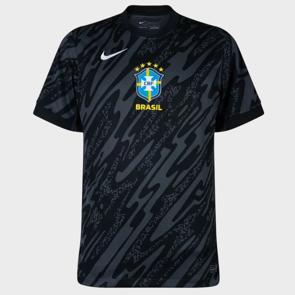 Camisa Seleção Brasileira Goleiro I 24/25 - Torcedor Nike Masculina - Preta