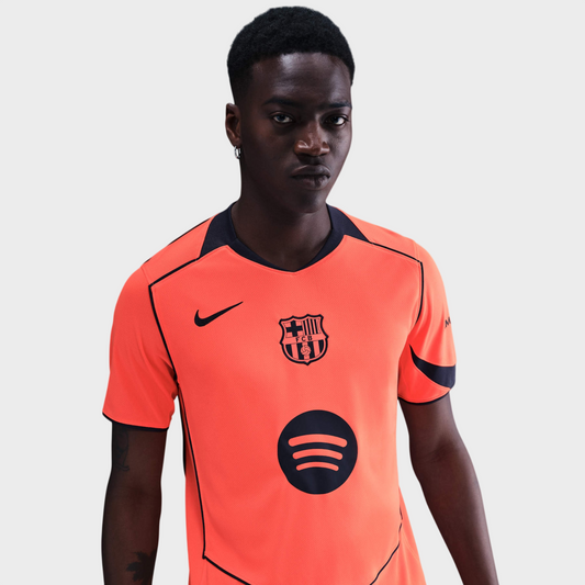 Camisa Barcelona III 25/26 - Torcedor Nike Masculina - Laranja