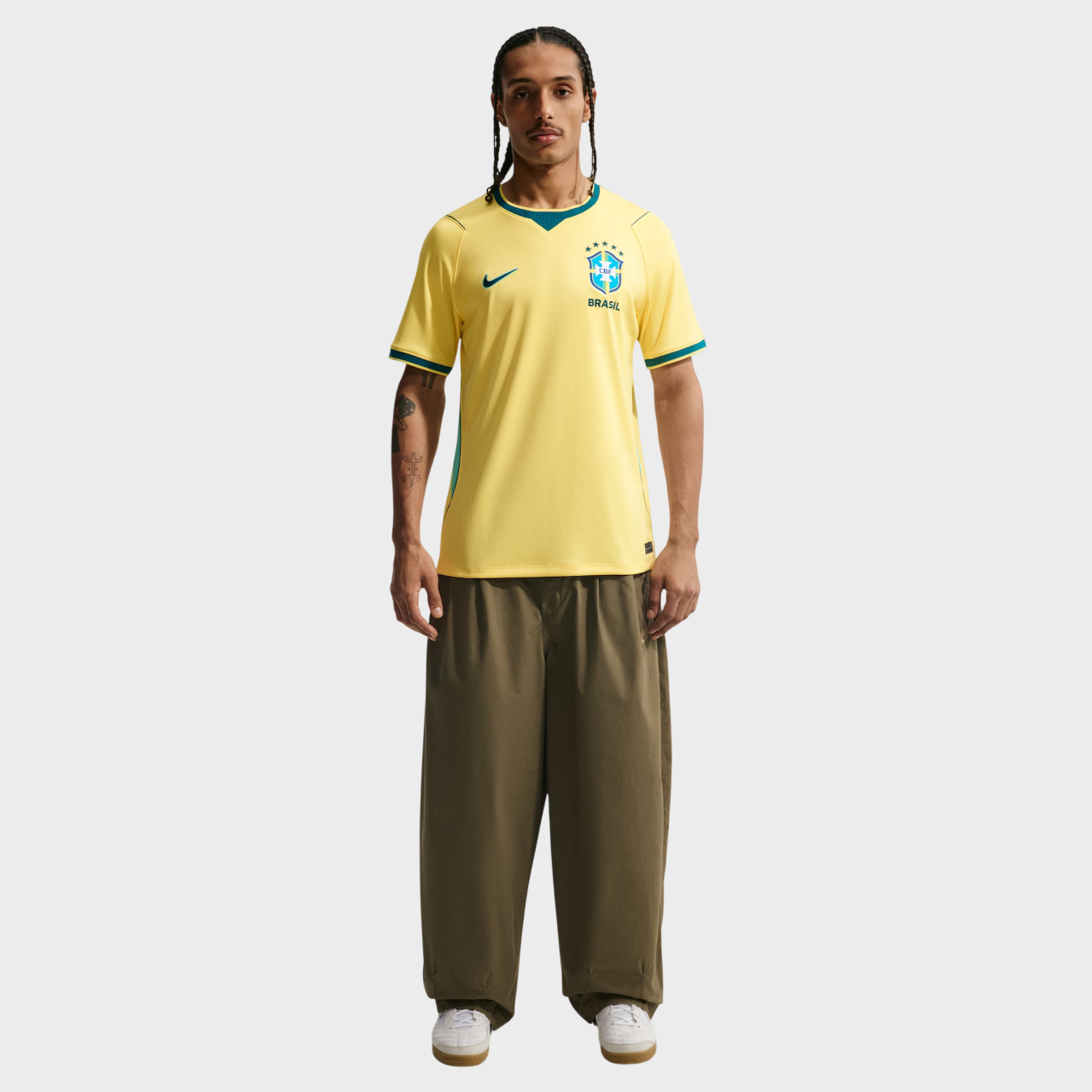 Camisa Seleção Brasileira I 26/27 - Torcedor Masculina - Amarela