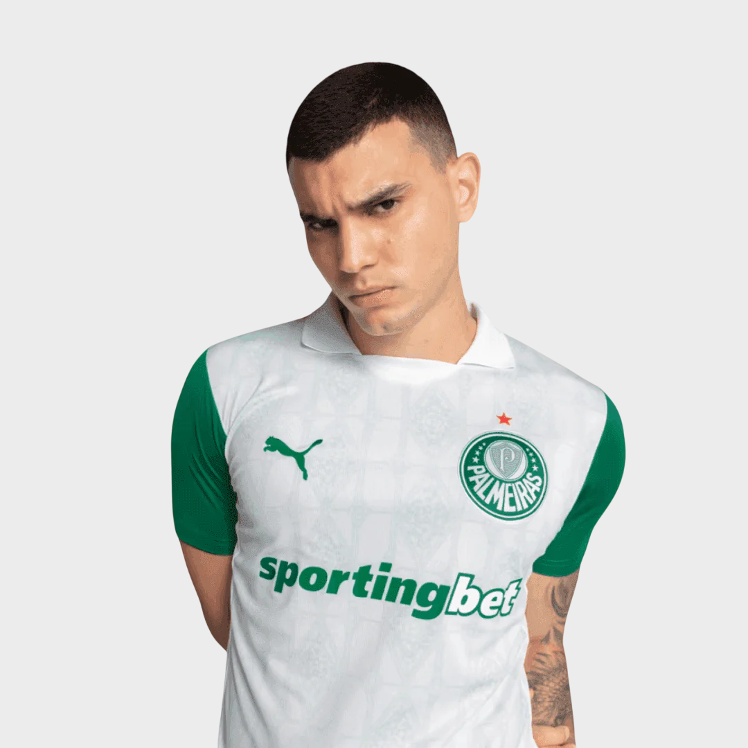 Camisa Palmeiras II 25/26 - Torcedor Puma Masculina - Branca