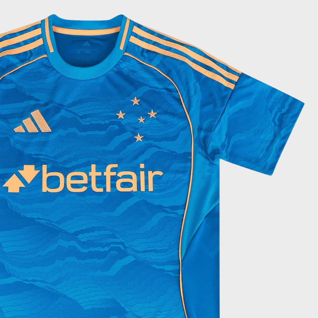 Camisa Cruzeiro III 25/26 - Torcedor Adidas Masculina - Azul