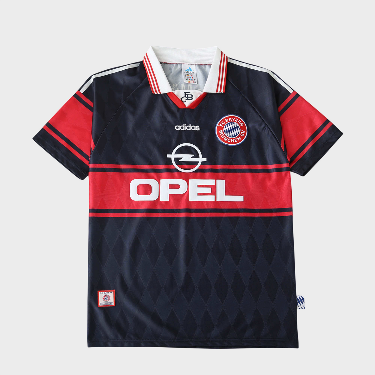 Camisa Bayern de Munique I 97/99 - Azul - Retrô