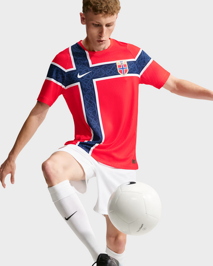 Camisa Noruega I 26/27 - Jogador Nike Masculina - Vermelha