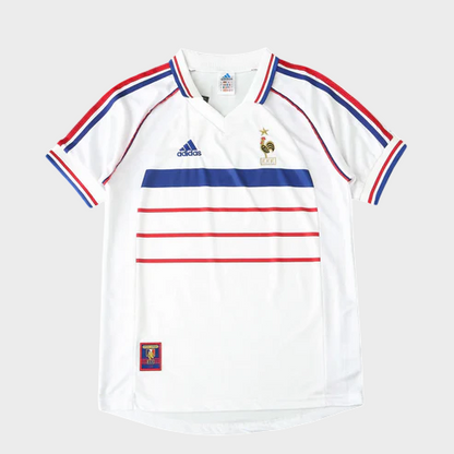 Camisa França II 1998 Adidas - Branca - Retrô