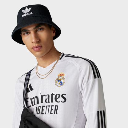 Camisa Real Madrid I Manga Longa 24/25 Torcedor Adidas - Branca