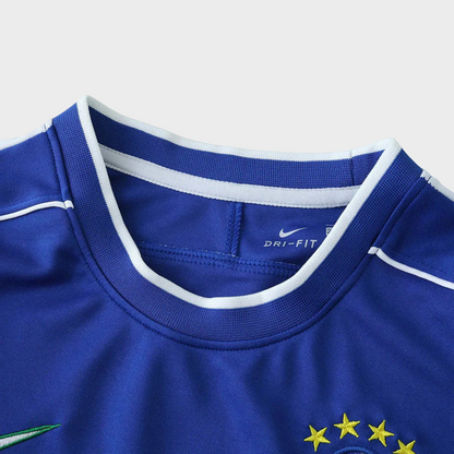 Camisa Seleção Brasileira II 1998 Nike - Retrô - Azul