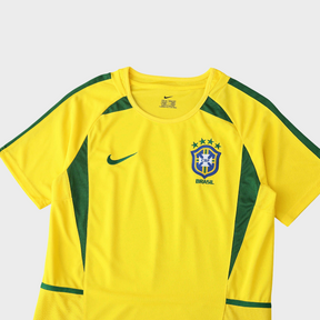 Camisa Seleção Brasileira I 2002 Nike - Retrô - Amarela