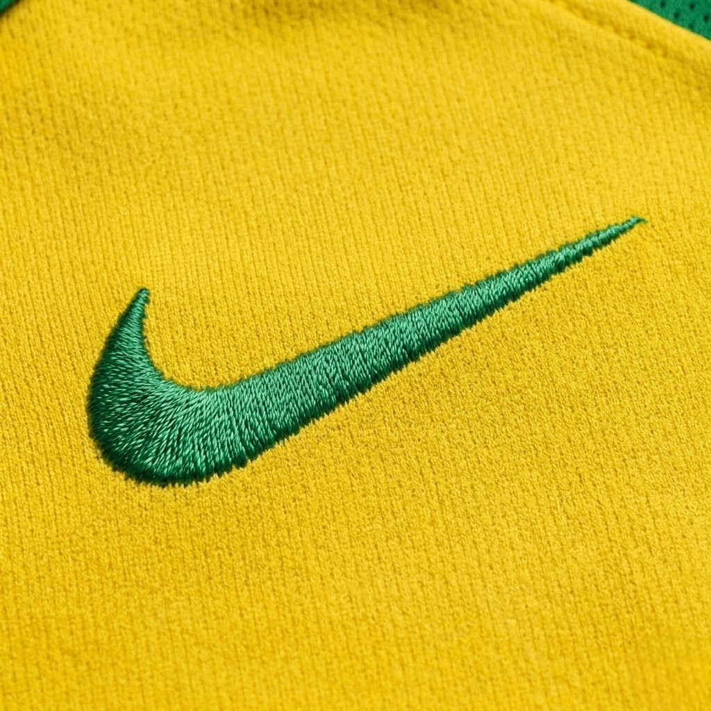 Camisa Seleção Brasileira I 2004 Reedição Total 90 - RONALDINHO 10