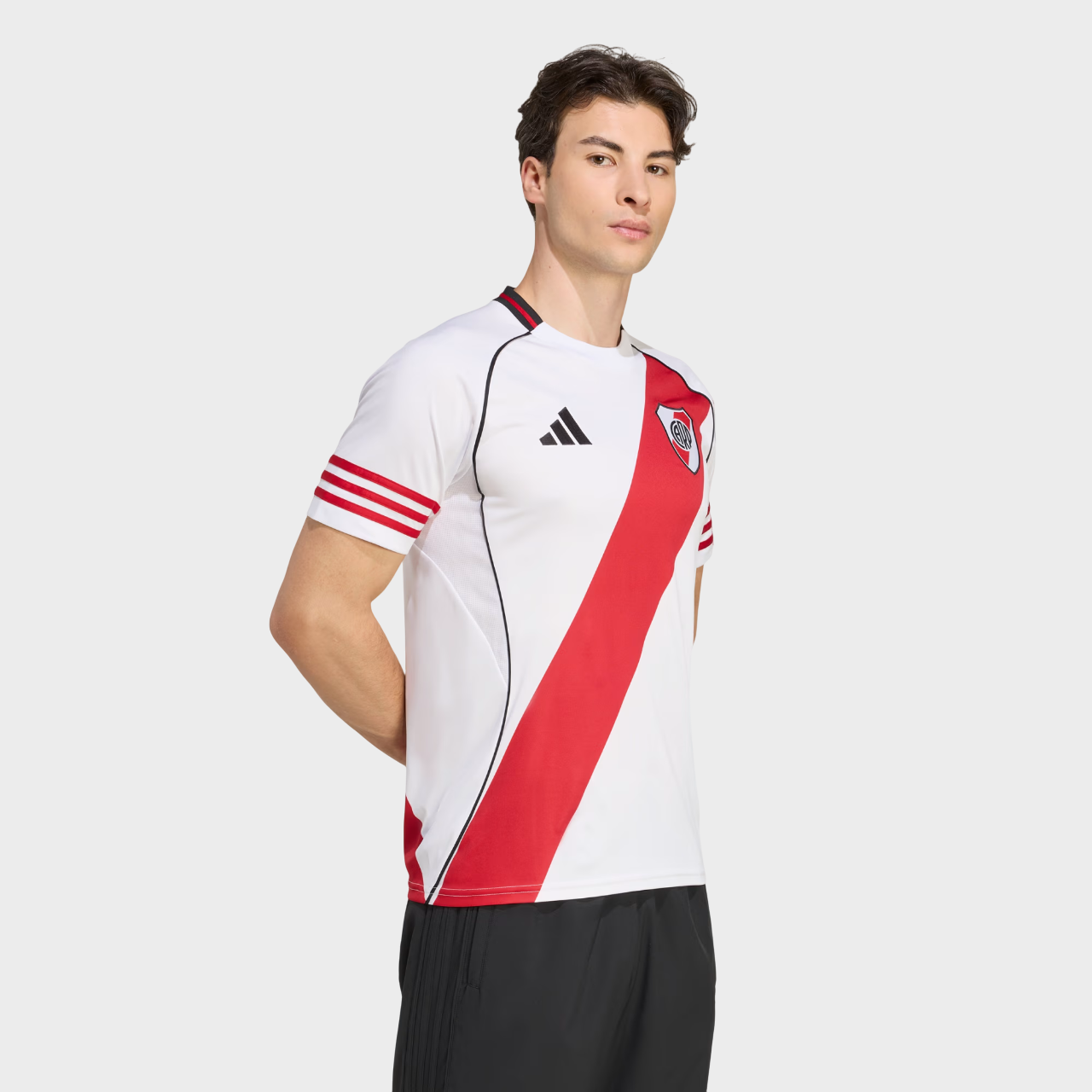 Camisa River Plate I 25/26 Torcedor Adidas Masculina - Branco