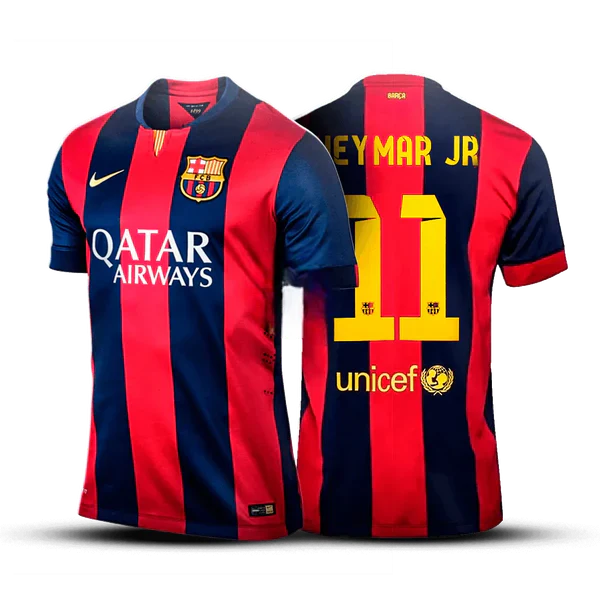 Kit Camisas "Neymar Prime" (Santos 12/13 - Barcelona 14/15 - PSG 19/20)