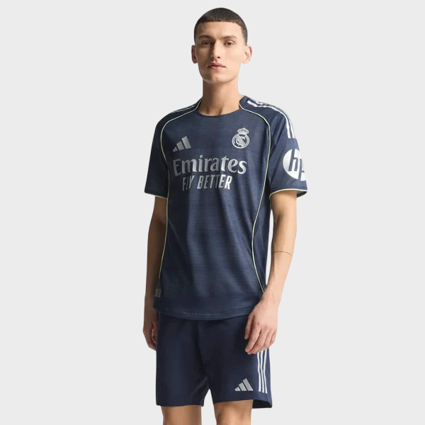Camisa Real Madrid II 25/26 Torcedor Adidas Masculina - Azul Marinho