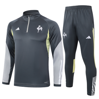 Conjunto Agasalho Treino Atlético Mineiro 24/25 - Cinza Escuro