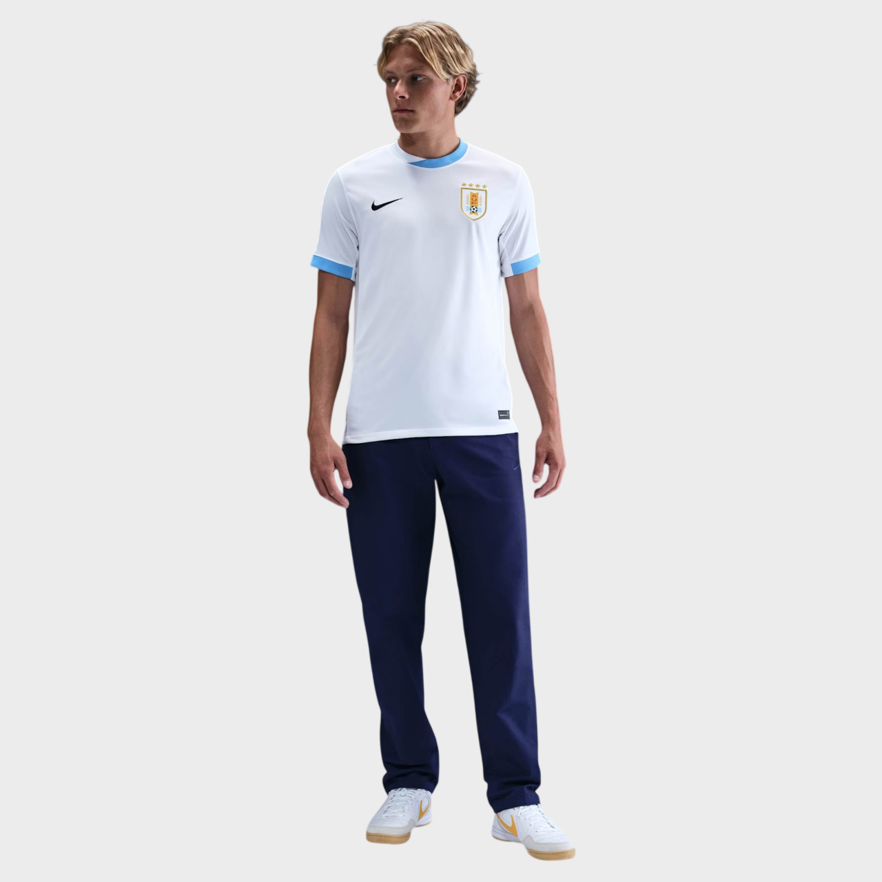 Camisa Uruguai II 25/26 - Torcedor Nike - Branco