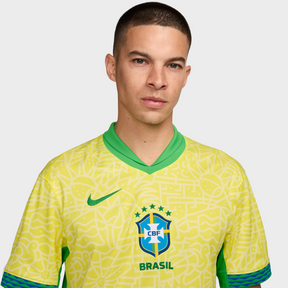 Camisa Seleção Brasileira I 24/25 - Torcedor Nike Masculina - Amarela