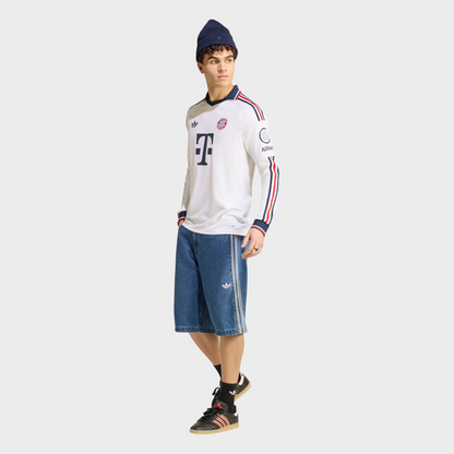 Camisa Bayer de Munique II Manga Longa 26/27 Torcedor - Branca