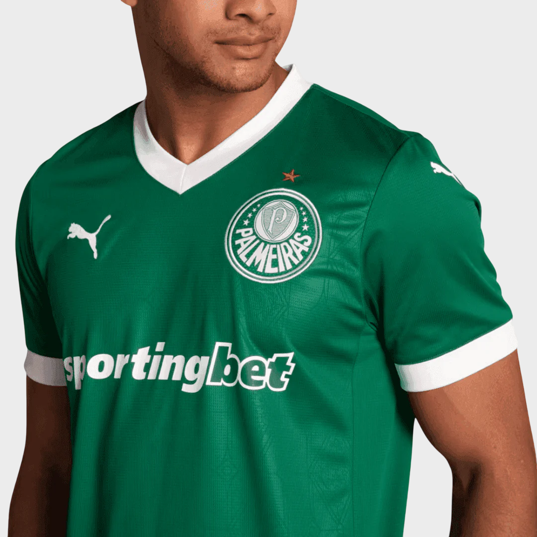 Camisa Palmeiras I 25/26 - Torcedor Puma Masculina - Verde