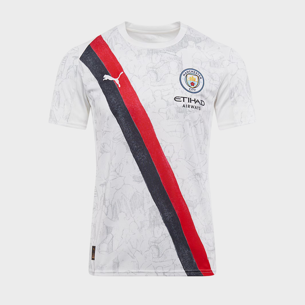 Camisa Manchester City Mundial de Clubes 25/26 - Torcedor Puma - Branca