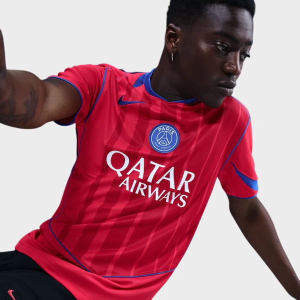 Camisa PSG III 25/26 - Torcedor Nike Masculina - Vermelha [PRÉ-VENDA]