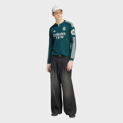 Camisa Real Madrid II Manga Longa 26/27 Torcedor - Verde
