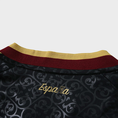 Camisa Espanha 26/27 Campeã do Mundo Especial - Preta