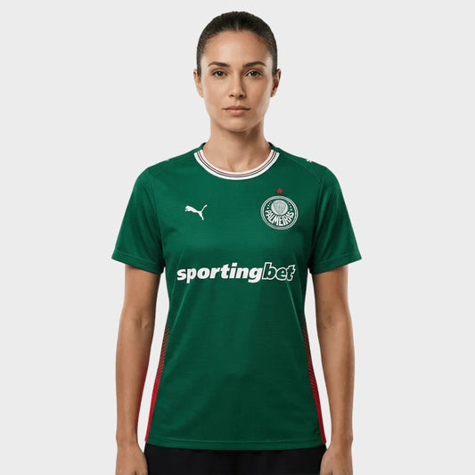 Camisa Palmeiras Feminina I 26/27 - Torcedor Puma - Verde