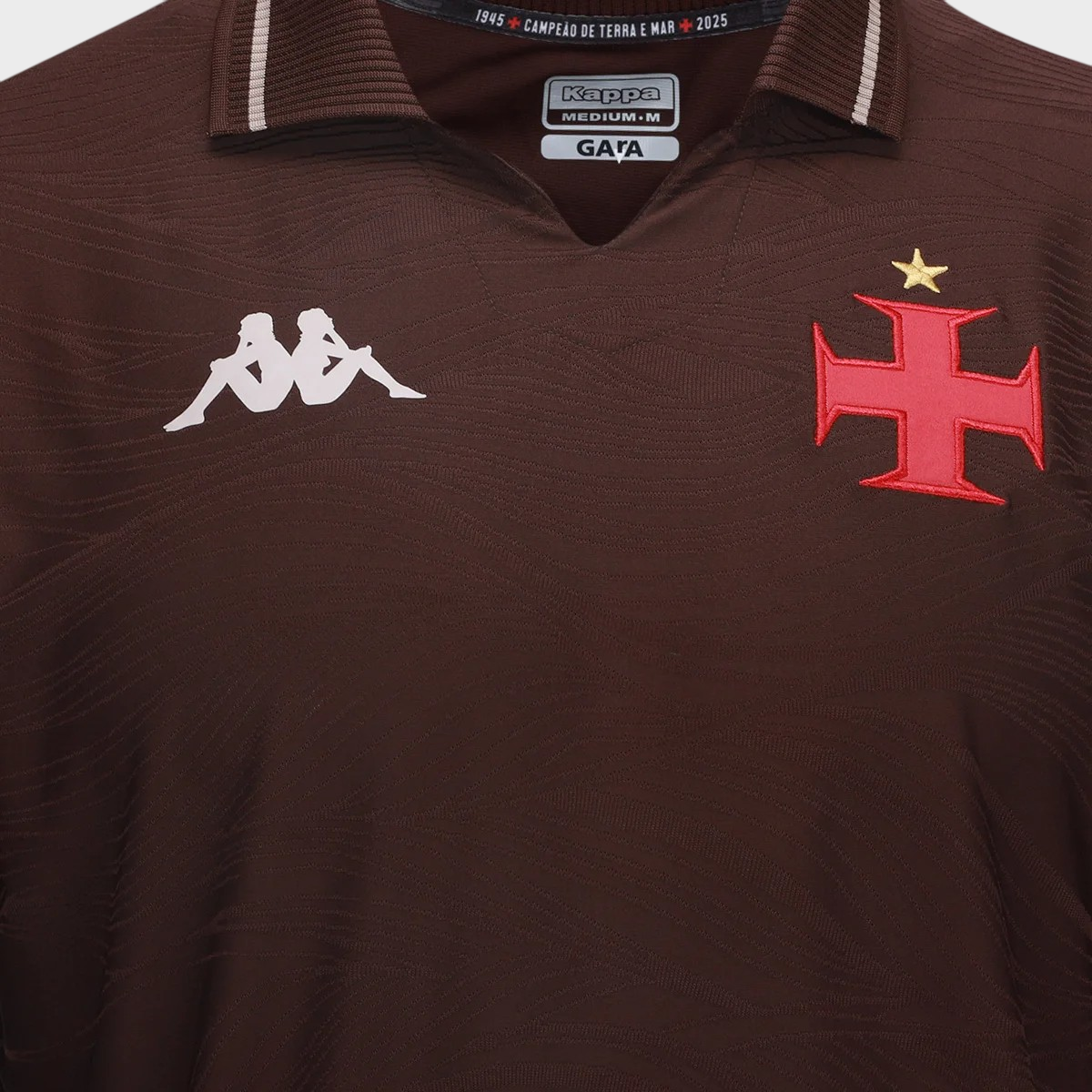 Camisa Vasco III 25/26 - Kappa - Marrom