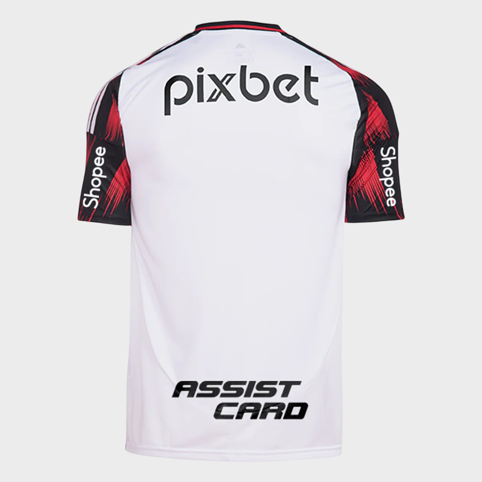 Camisa Flamengo II 25/26 + Patrocínios - Branca