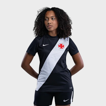 Camisa Vasco Feminina I 26/27 - Preta