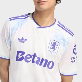 Camisa Aston Villa III 25/26 Adidas Torcedor Masculina - Branca