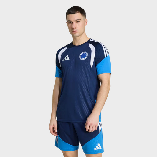 Camisa Cruzeiro II 26/27 - Treino - Torcedor Adidas Masculina - Azul Marinho