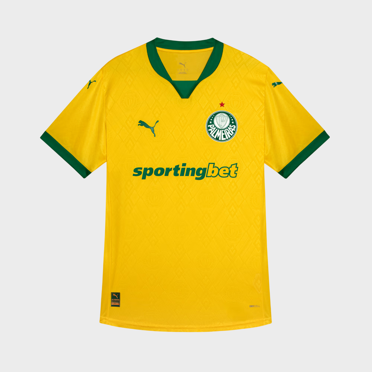 Camisa Palmeiras III 25/26 Jogador Puma - Amarela [PRÉ-VENDA]