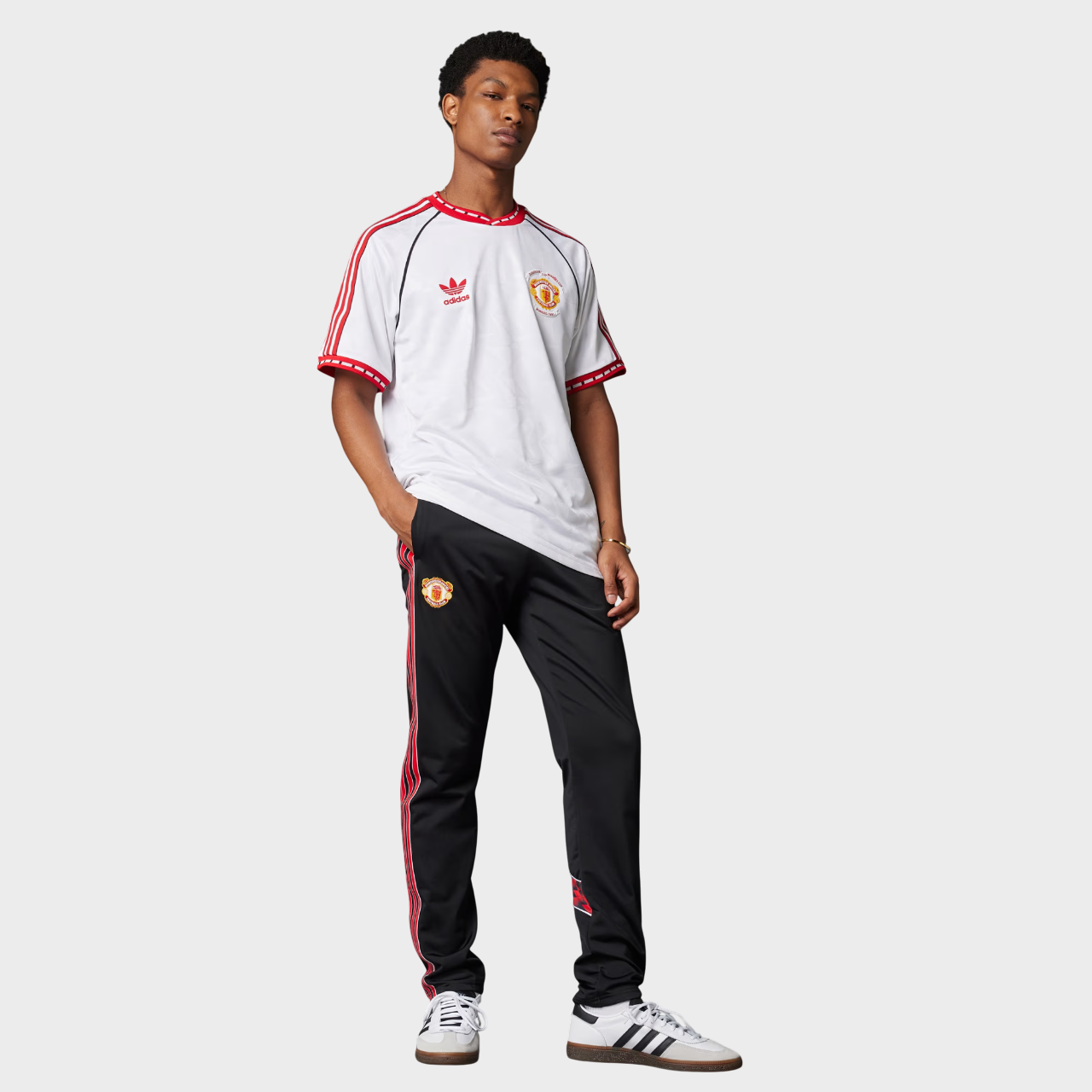 Camisa Manchester United 25/26 - Comemorativa Adidas Masculina - Branca