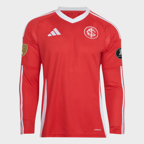 Camisa Internacional I Manga Longa 25/26 - Vermelha