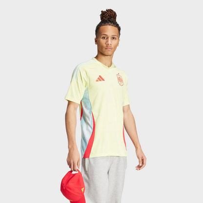 Camisa Espanha II 24/25 - Torcedor Adidas Masculina - Amaerlo Neon