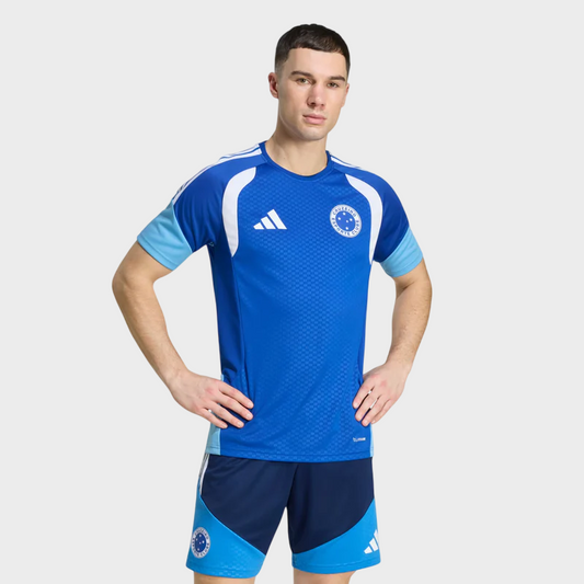 Camisa Cruzeiro I 26/27 - Treino - Torcedor Adidas Masculina - Azul