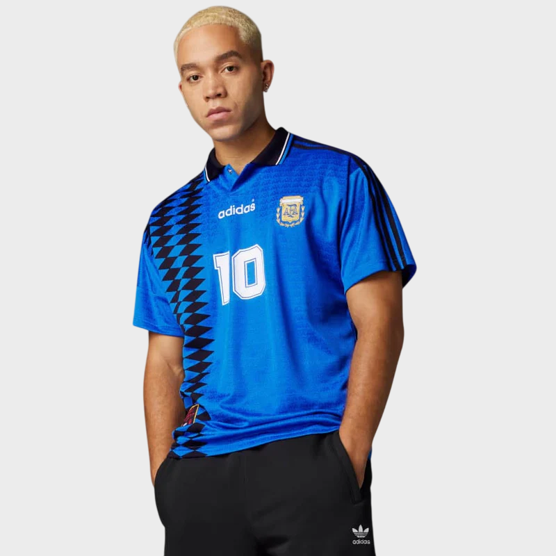 Camisa Argentina II 1994 Adidas - Azul- Retrô