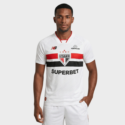 Camisa São Paulo I 26/27 - Jogador - Branca e Vermelha
