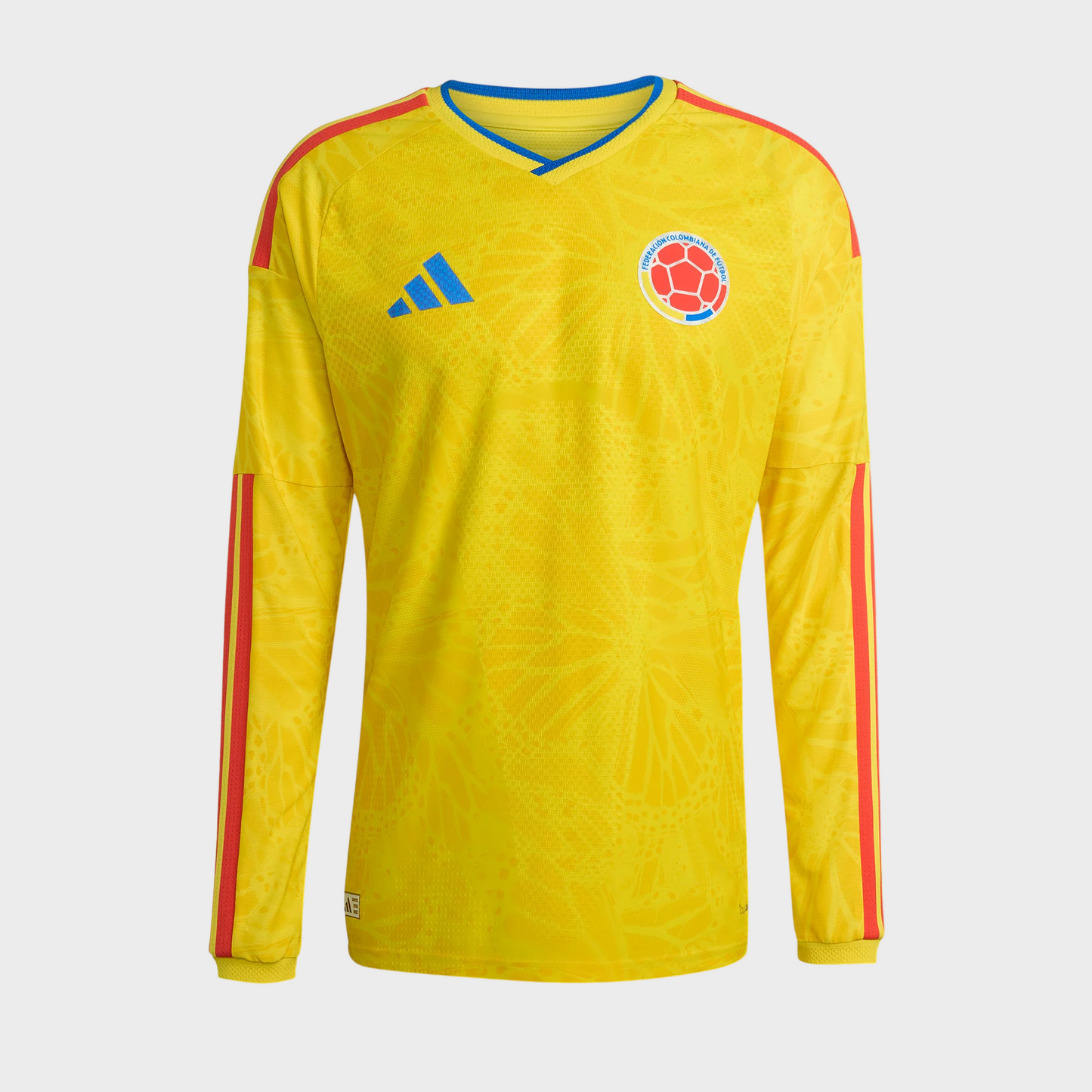 Camisa Colômbia I Manga Longa 26/27 - Torcedor Adidas Masculina - Amarela