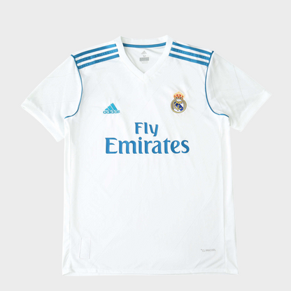 Camisa Real Madrid I 2017/2018 - Branca - Retrô