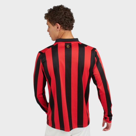 Camisa Milan Edição Especial 125 anos 24/25 - Manga Longa - Vermelha e Preta