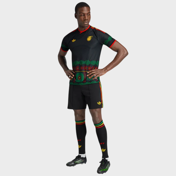 Camisa Jamaica x Bob Marley II 26/27 - Torcedor Adidas - Preta