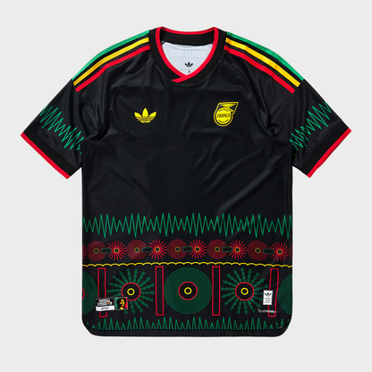 Camisa Jamaica x Bob Marley II 26/27 - Torcedor Adidas - Preta