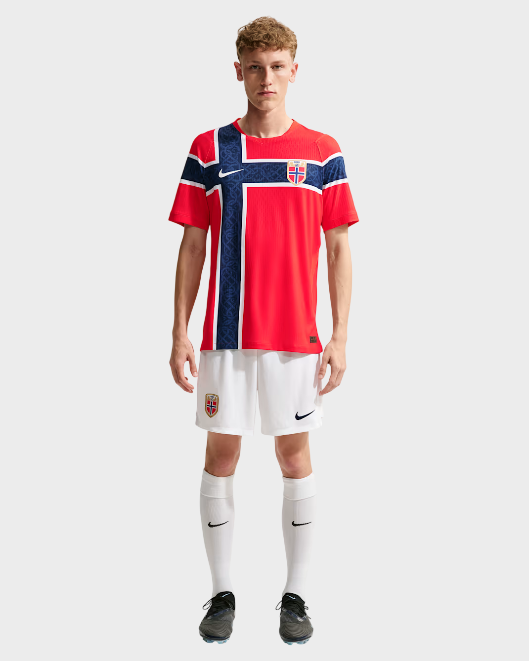 Camisa Noruega I 26/27 - Jogador Nike Masculina - Vermelha