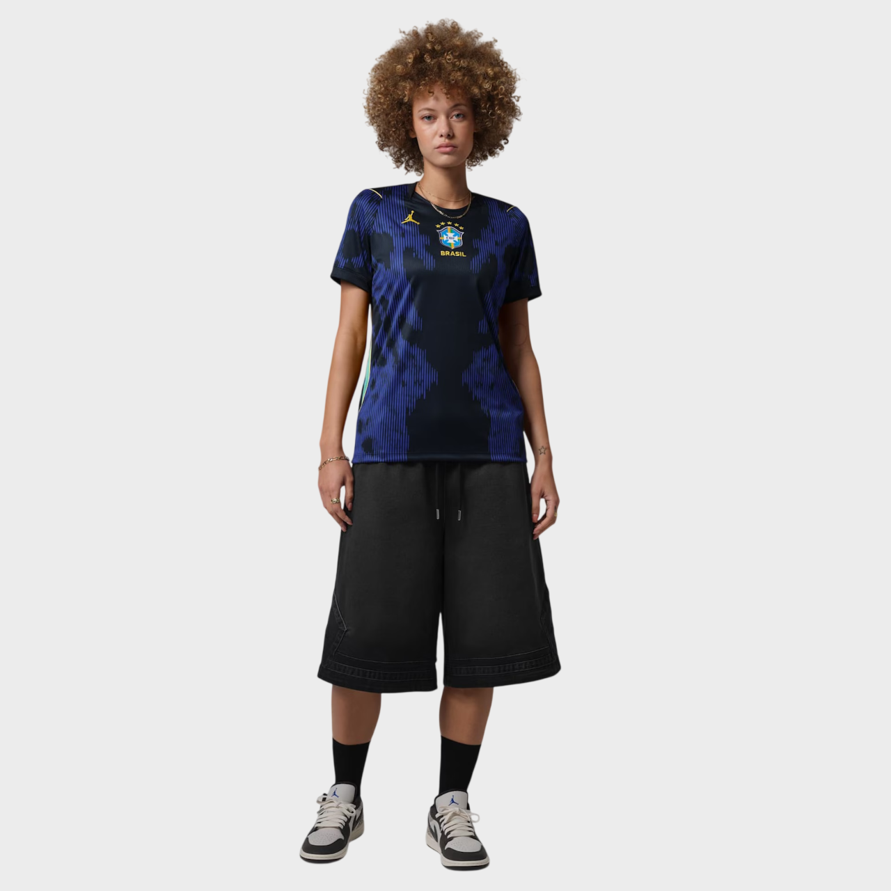 Camisa Seleção Brasileira Feminina II 26/27 - Torcedor - Azul
