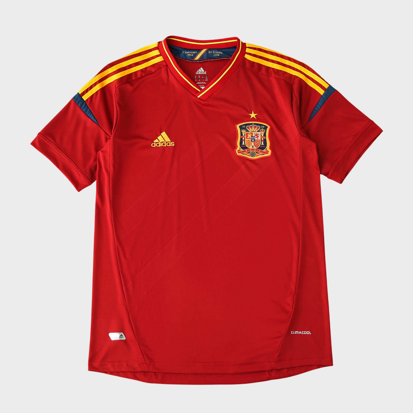Camisa Espanha I 2012 - Vermelha - Retrô