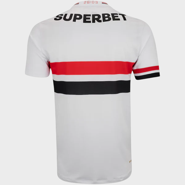 Camisa São Paulo I 25/26 - Branca e Vermelha